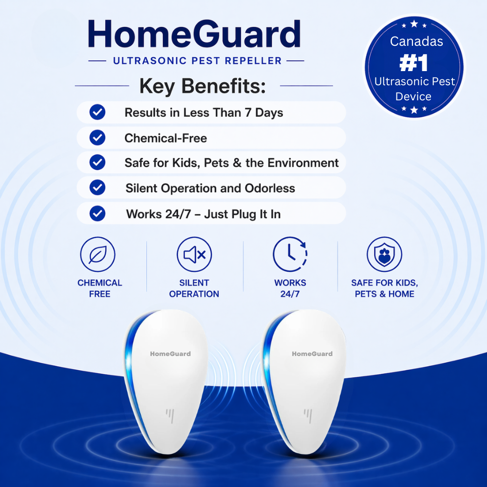 HomeGuard™ Ultrasonic Pest Repeller