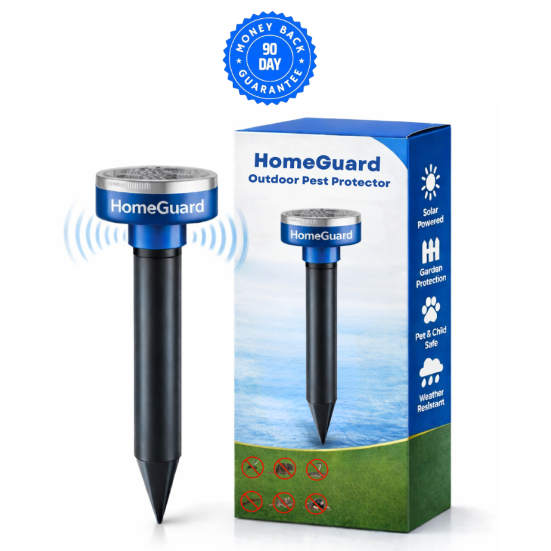 HomeGuard™ Solar Outdoor Ultrasonic Pest Repeller